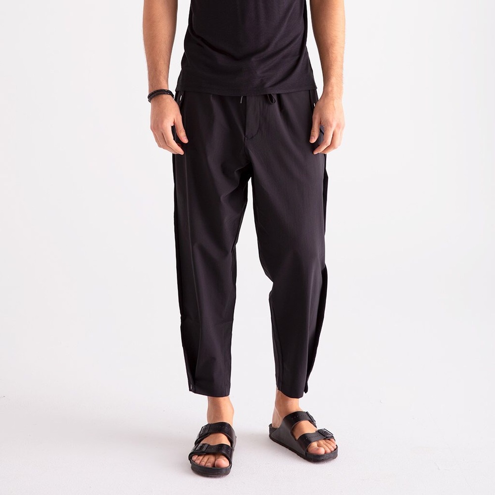 Paskho Men’s Wanderlust Cropped Pants Black Small